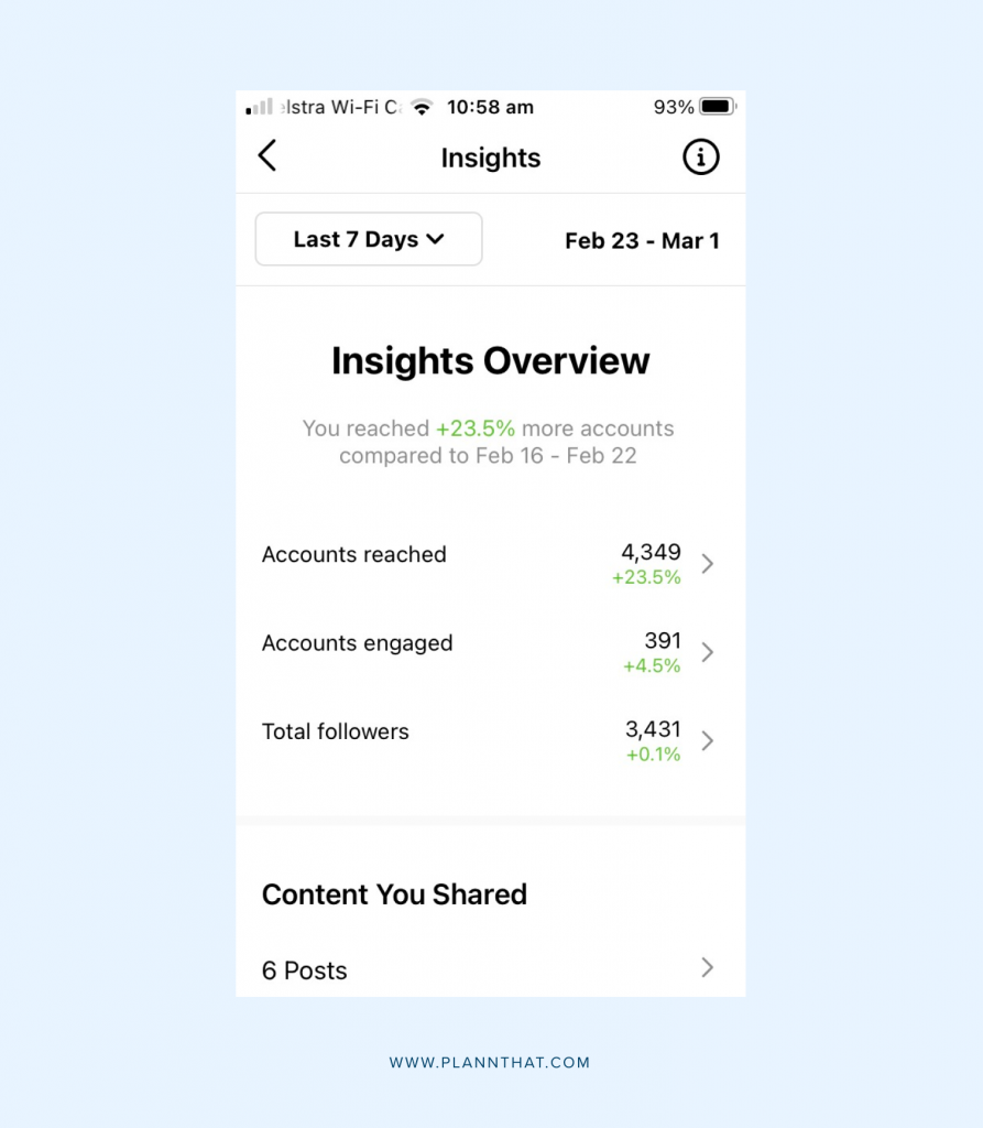 Where to find Instagram Stories Analytics 2