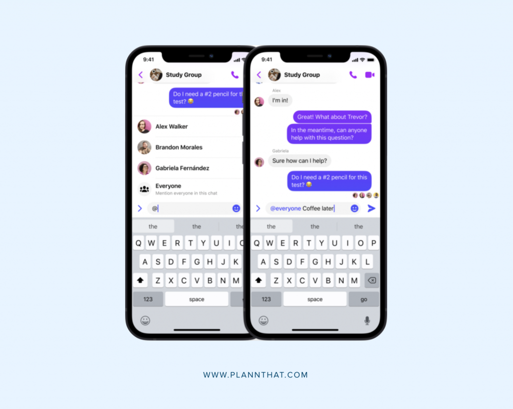 Messenger Everyone Feature