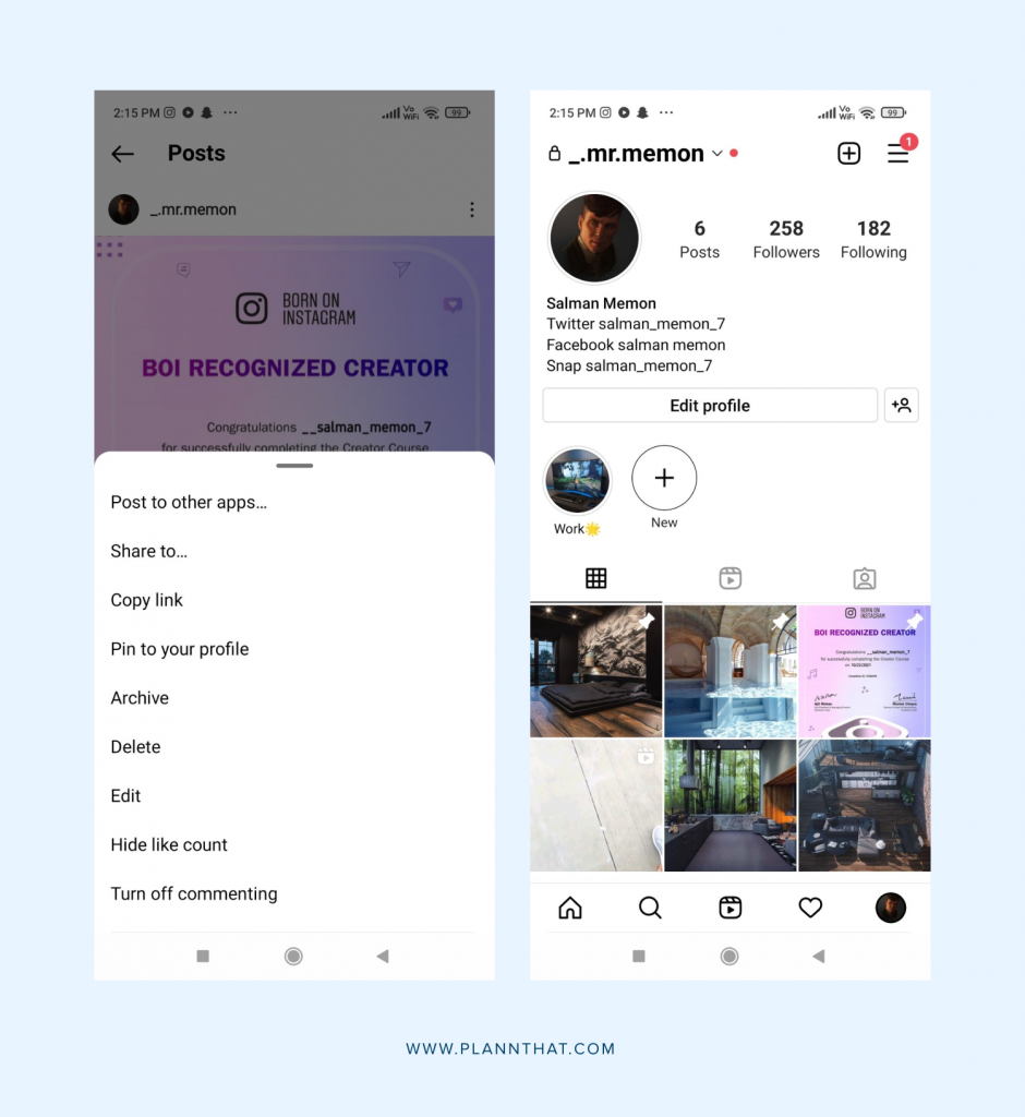  Instagram Pinned Posts