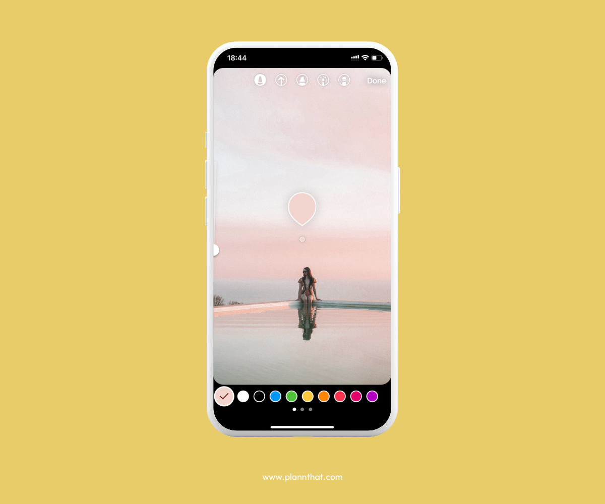 Add a Color Tint to Your Instagram Story Background 1