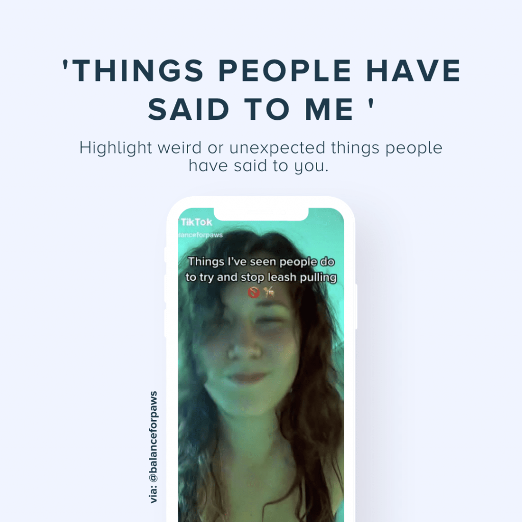 ‘THINGS PEOPLE HAVE SAID TO ME’