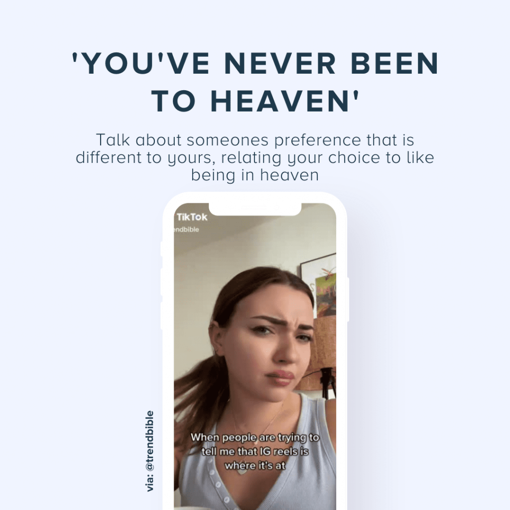 ‘YOU’VE NEVER BEEN TO HEAVEN’