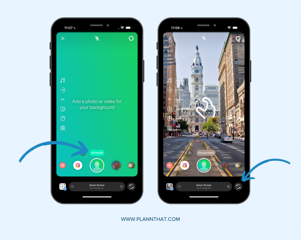 How to Use Green Screen on Your Instagram Reels Plann