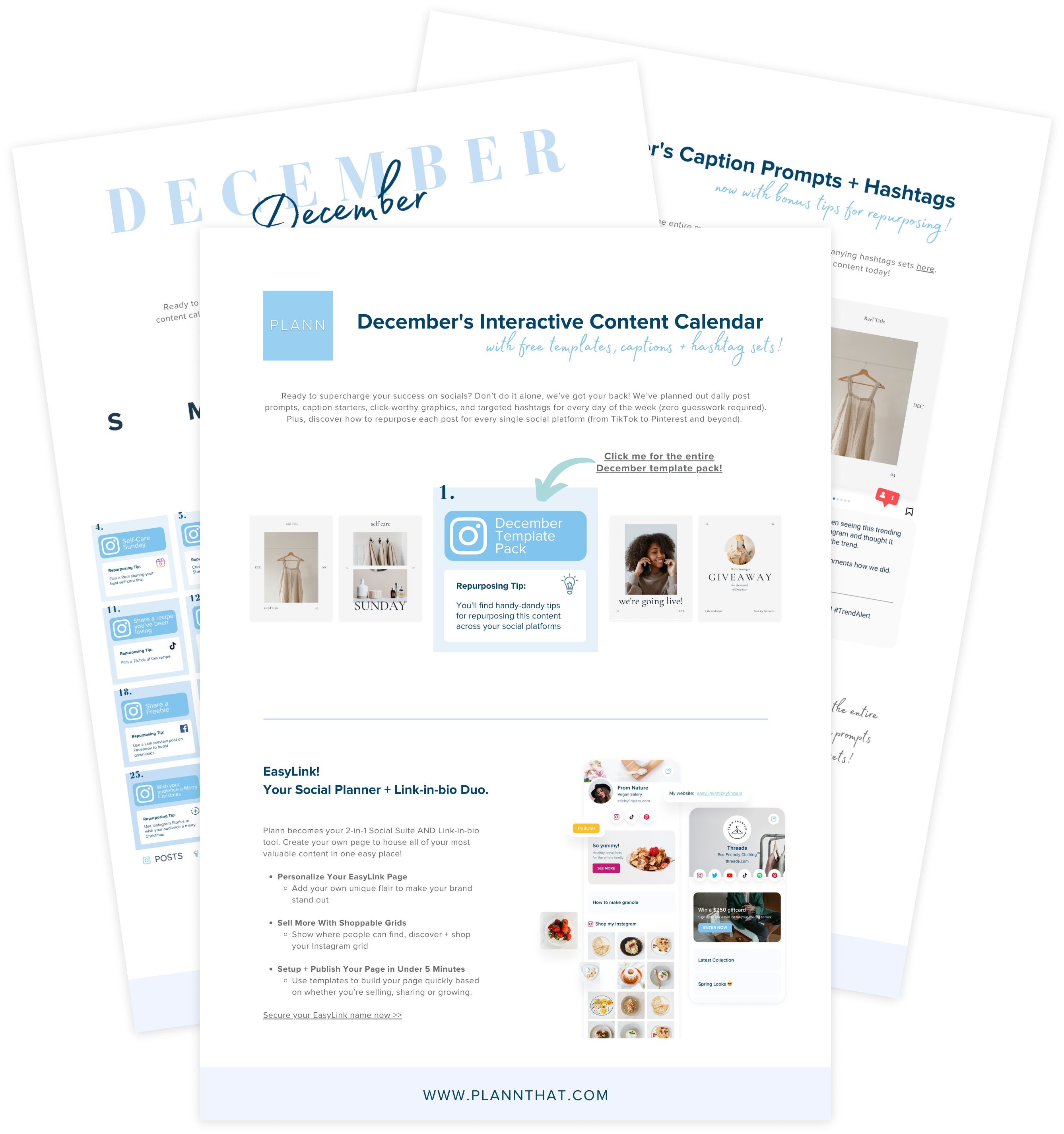 Elevate Your Social Media Marketing FREE December Content Calendar polyform-air-dry-clay-art-supply-guide
