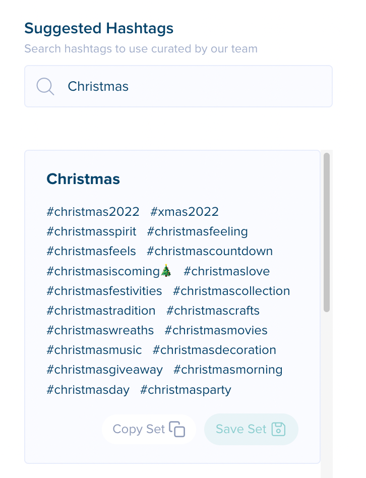 Do your festive hashtag research