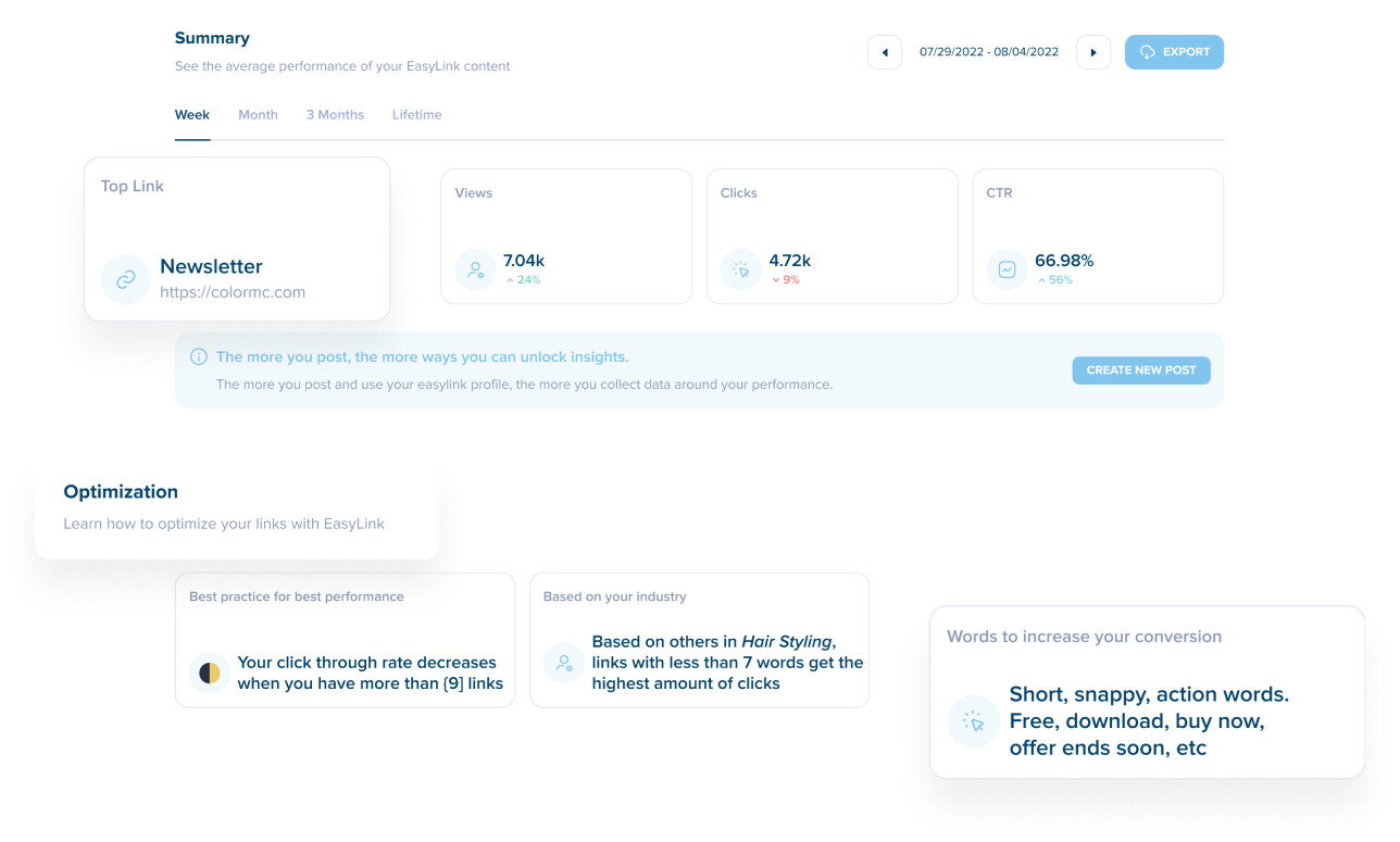 Use Analytics To Improve and Optimize Your Link In Bio Page