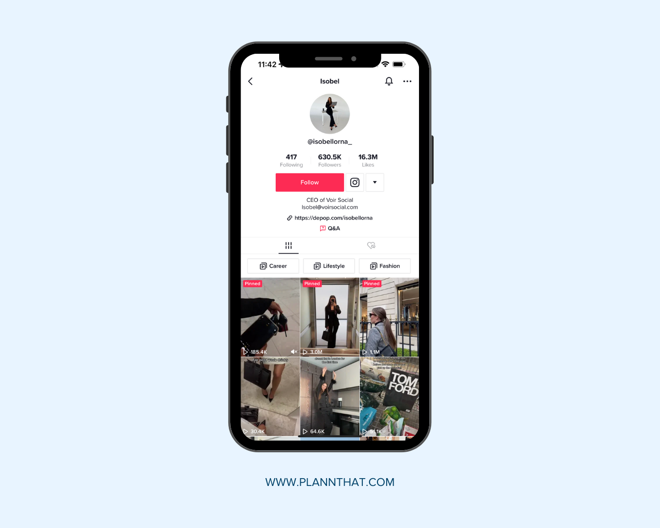 why can ti see the link in bio on tiktok
