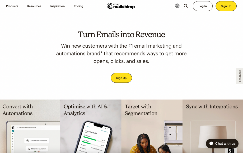 mailchimp email marketing