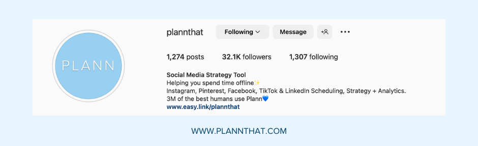 plann instagram