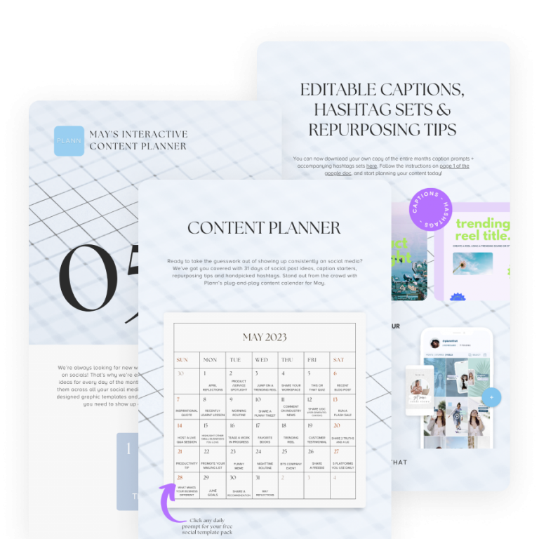 Boost Social Media with FREE May Content Calendar Plann