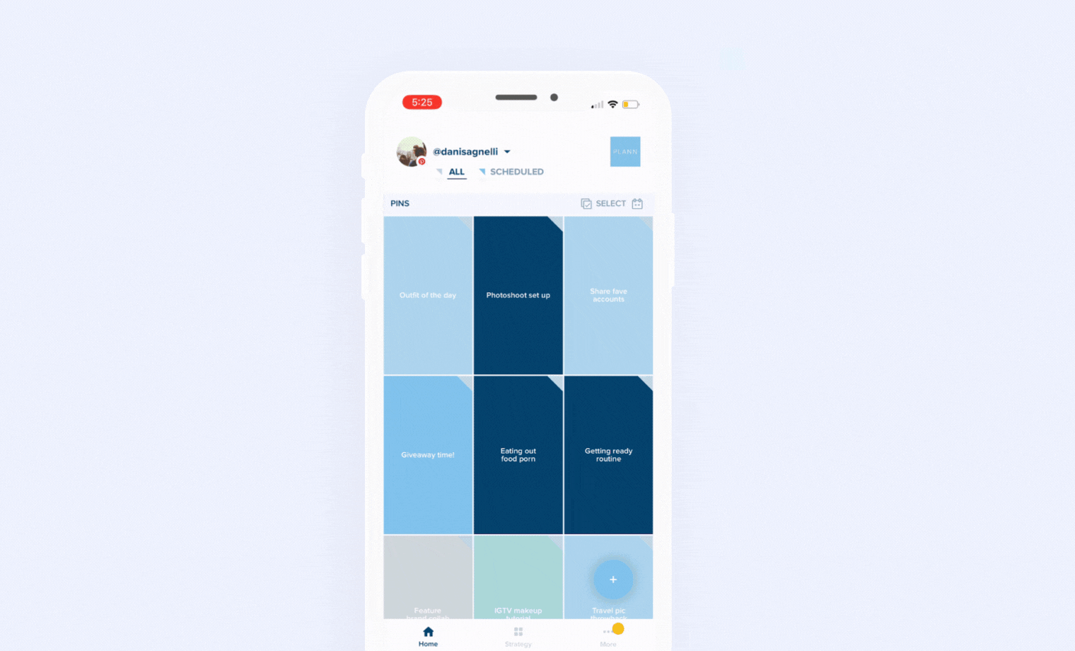 Pinterest iOS Planning