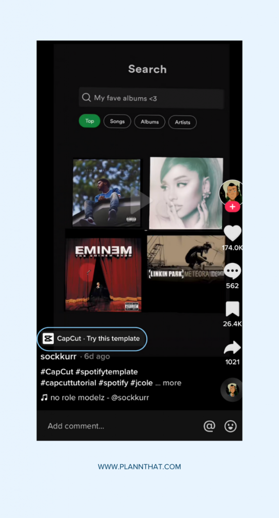 How To Find And Use CapCut Templates Plann by Linktree