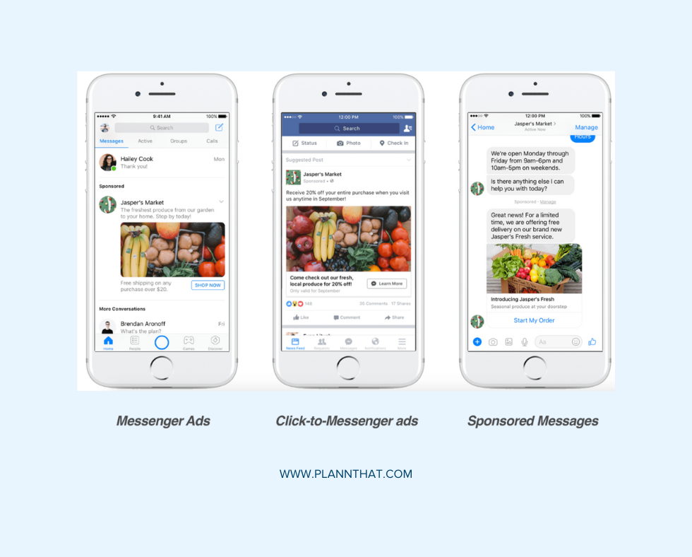 Get creative with Facebook Messenger Ads