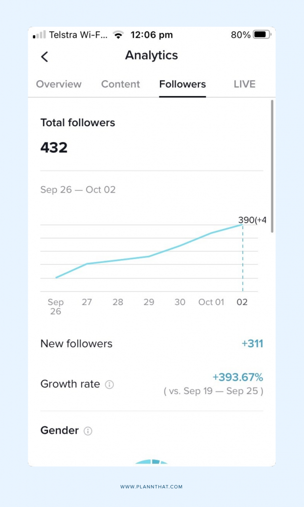 Track your follower growth