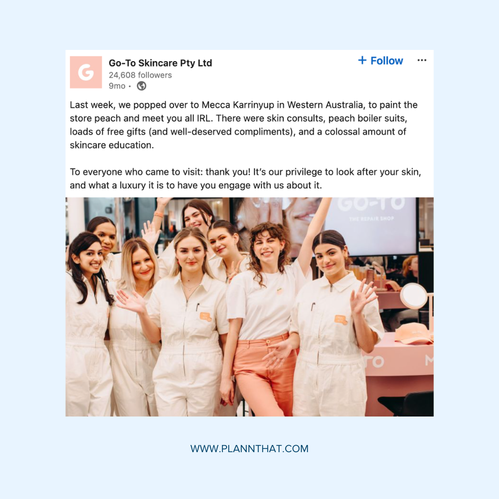 Build trust with behind-the-scenes content
