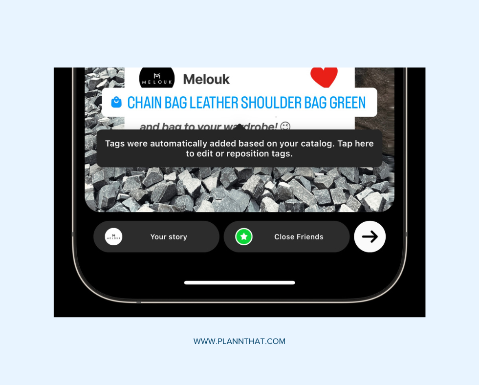 Instagram is testing automatically adding Product Tags in Story posts 