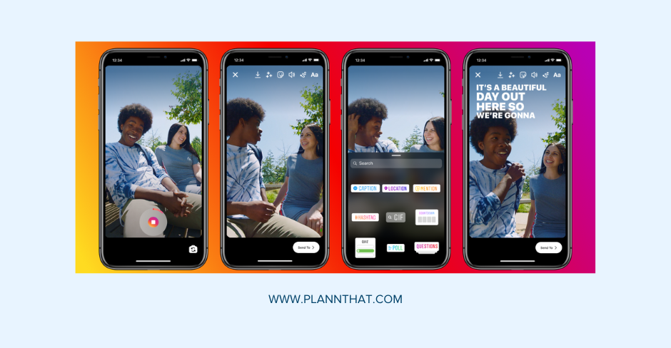 Instagram Reels Tip- use on-screen text and captions