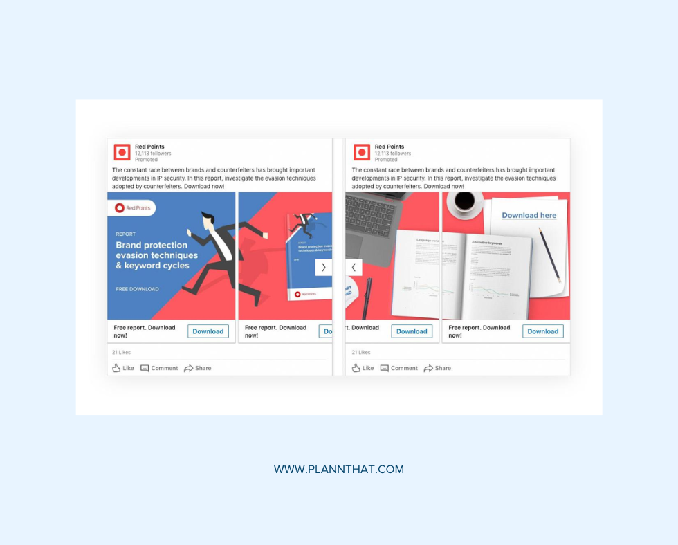 LinkedIn Tip- don’t just use link posts, turn them into carousels