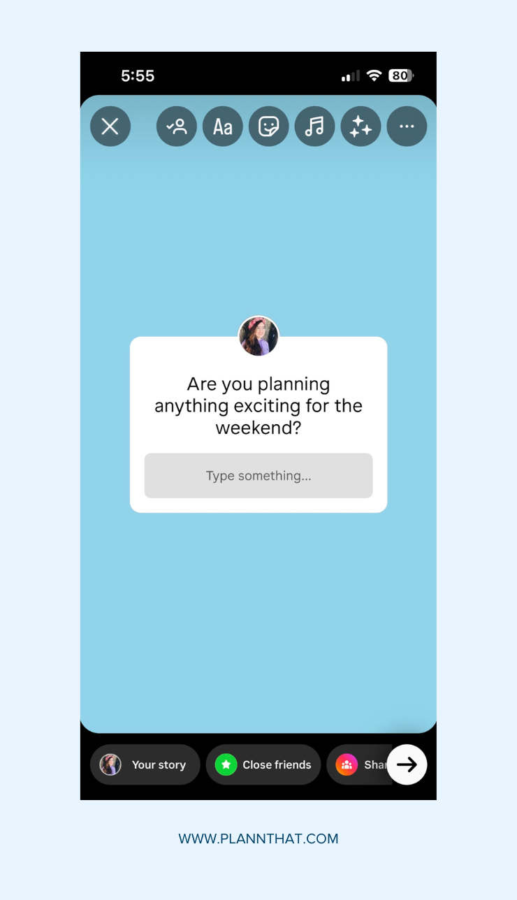 Are you planning anything exciting for the weekend