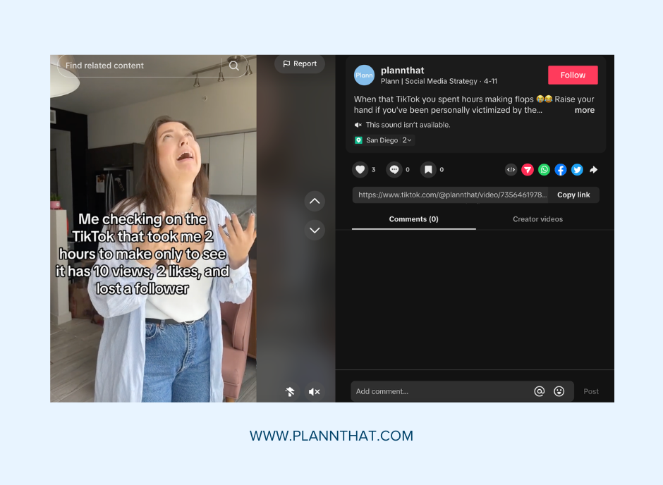 Share TikTok Trends Content